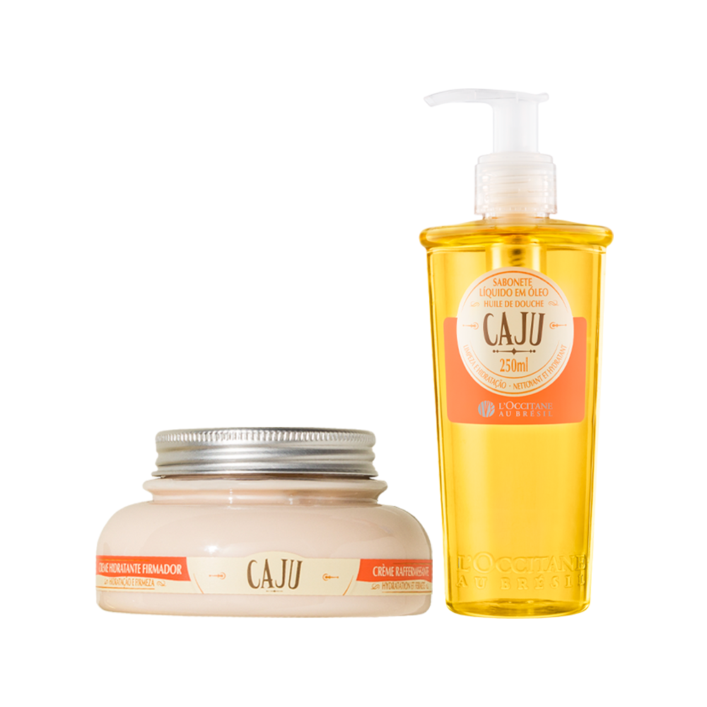 Combo Hidratante e Sabonete Líquido Caju