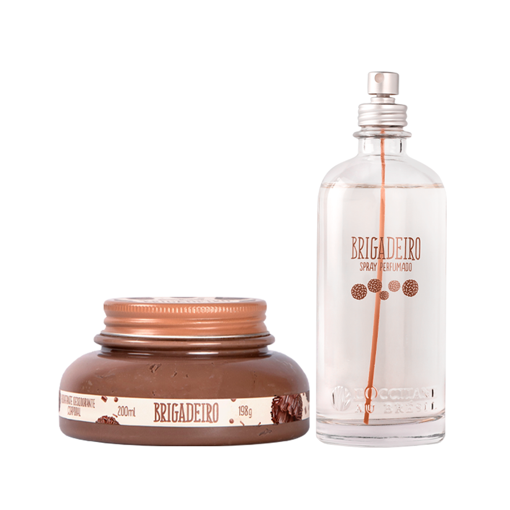 Combo Hidratação e Spray Perfumado Brigadeiro
