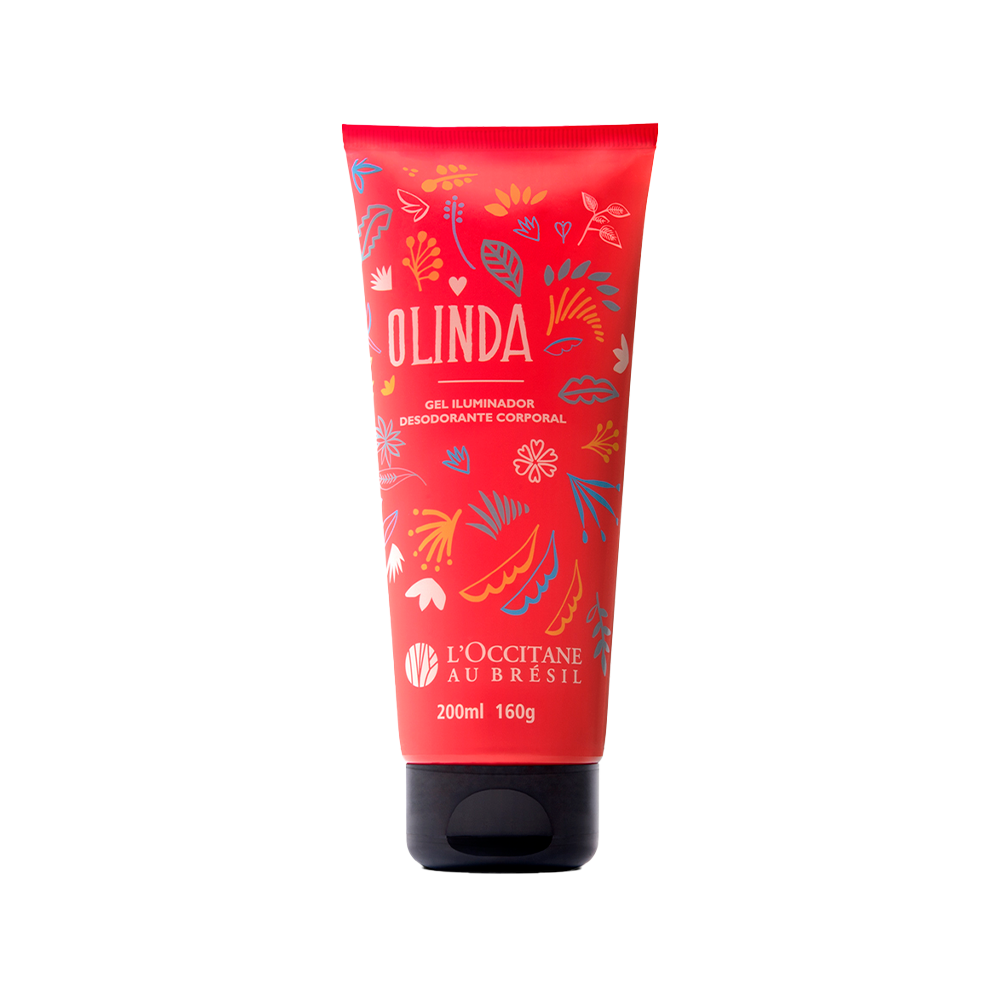 Gel Iluminador Desodorante Corporal Olinda 200ml